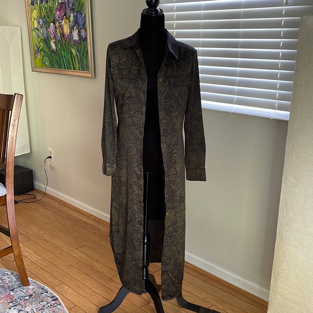 Chicos Long shirt dress